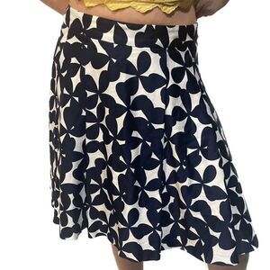 Inc Skirt dark blue flowers and white.